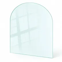 Tulup Sicherheitsglas für Kamin Feuerfest 100 x 100 cm transparent