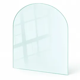 Tulup Sicherheitsglas für Kamin Feuerfest 100 x 100 cm transparent