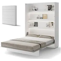 LenArt Schrankbett LENART Wandklappbett BED CONCEPT Vertikal Gästebett