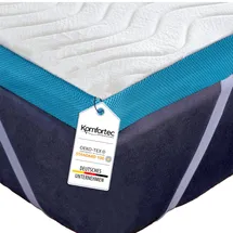 Komfortec Topper 90 x 200 cm weiß
