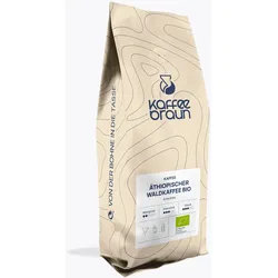 Kaffee Braun Äthiopischer Waldkaffee Bio 250g gemahlen