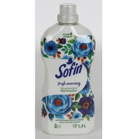 8x Sofin Weichspüler 1,4L Fresh Morning Vegan Duft Frische Kleidung Waschmittel