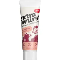 mera Extrawurst Geflügelcreme Light Für Hunde | Belohnen mit guten Gewissen | Hundesnacks | Ohne Gluten und Getreide 0.075 kg