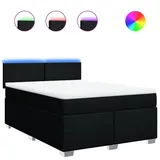 vidaXL Boxspringbett 140 x 200 cm Schwarz