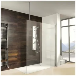 Breuer Entra Walk In Seitenwand mit Deckenstütze 140 cm, mit CER+ Beschichtung