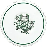 Duni Tissue-Untersetzer, rund Ø 10 cm, Grapes Green Mehrlagig, 250