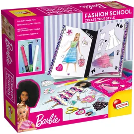 Lisciani – BARBIE – BARBIE-Modeschule – Lernspiel für Kinder ab 3 Jahren – mit magischen Markern – mit dem Kreationsbuch – fördert die Kreativität