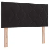 vidaXL Kopfteil Schwarz 90 cm Samt