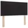 vidaXL Kopfteil Schwarz 90 cm Samt