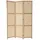 creedwood RAUMTEILER Lumina Bambus, Holz, 170 cm, 3-teilig | Paravent, Sichtschutz, Stellwand, Trennwand, Umkleide, Natur Deko Trenner | Farbe: Natur