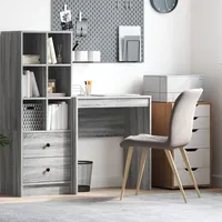 VidaXL Schreibtisch Grau Sonoma Spanplatte 70 x 40 x