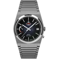 Ruhla 4640M3 Herrenuhr Space Control Solar Dunkelblau