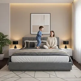 [en.casa] Tröstiar 180 x 200 cm Anthrazit