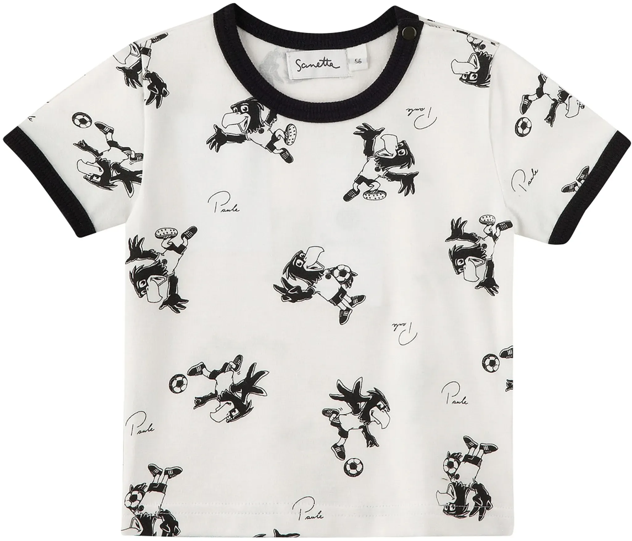 Sanetta T-Shirt DFB Maskottchen Paule, natur | mehrfarbig, 104
