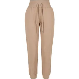 URBAN CLASSICS Ladies Organic High Waist Sweat Pants - Schwarz