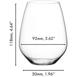 riedel the wine glass company Veloce Universalbecher Kristallglas 0,55 l 2 St.