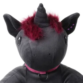 corimori gmbh Corimori Ruby das Punk-Einhorn, XL Plüschfigur schwarz