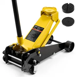 Vevor Rangierwagenheber Stahl 13 bis 50 cm gelb/schwarz