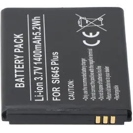 AccuCell Akku kompatibel Bea-Fon SL645/SL645Plus Akku, Li-ion, 3,7V, 1400mAh, 5,2Wh, ICP5/44/55