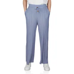 DENIMFY Palazzo Hose Damen Sommer 3/4 Culotte DFBrenda Hoher Bund Tunnelzug XL