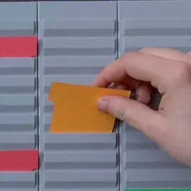 Franken 100 FRANKEN TK101 Größe 1 T-Steckkarten rot