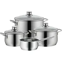 WMF Diadem Plus Topf-Set 4-tlg. Kochtopf + Bratentopf + Stielkasserolle + Dämpfeinsatz