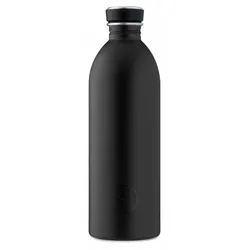 24Bottles Urban Bottle Litro Tuxedo Black 1L
