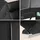 CASARIA Relaxliege London Kunstleder 186 x 89 x 55 cm Schwarz mit Massage und Heizfunktion