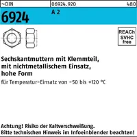 Hörger & Geßler DIN 6924, 982/ISO 7040 Selbstsichernde Sechskantmutter