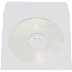Soennecken CD/DVD Hülle 03750 mit Fenster Papier weiß 100 Stück
