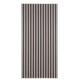 ISOISL Akustikpaneele Wandpaneele Holz 2,88m2 - 4er Set 120x60cm Lamellenwand Wandverkleidung Holz Natürliche Walnuss für Klavierstudio,Tonstudio,Schlafzimmer,Bar,KTV