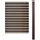 MCW WPC Sichtschutz 188 x 182 cm Braun WPC