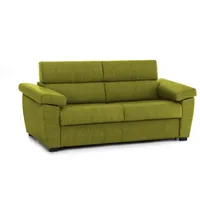 Talamo Italia - 2-Sitzer Schlafsofa Quinta, Schlafsofa fürs Wohnzimmer, gepolstert, abnehmbar, 100% Made in Italy-Qualität, 205x95 h100 cm, Grün