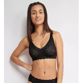 SLOGGI Zero Feel Bliss Soft Bra, Black, XL