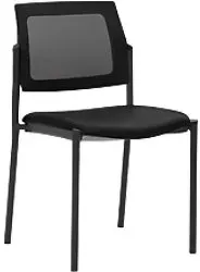 mayer sitzmöbel Stapelstuhl Stoff Schwarz 120 kg 2519 490 x 560 x 830 mm 4 Stück