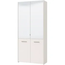 INOSIGN Menorca 90 x 199 x 37,5 cm mit Spiegeln / weiß hochglanz