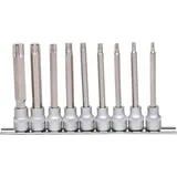 KS Tools 3/8" Bit-Stecknuss-Satz Torx, lang, 9-tlg., T20-T60