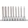 KS Tools 3/8" Bit-Stecknuss-Satz Torx, lang, 9-tlg., T20-T60