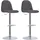 byLIVING Barhocker Casino 41 x 52,5 x 88,5-110 cm Anthrazit