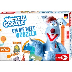 Noris Spiel, Lernspiel Wooozle Goozle, Um die Welt woozlen!, Made in Germany bunt