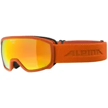 Alpina SCARABEO JR. Q-LITE Skibrille, pumpkin matt, One Size