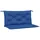 vidaXL Bankauflage 100 x 50 x 7 cm blau 2 St.