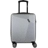 Mano Don Carlo 4-Rollen Cabin 55 cm / 40 l silber/gestreift