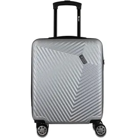 Mano Don Carlo 4-Rollen Cabin 55 cm / 40 l silber/gestreift