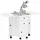 Homcom Esstisch 120 x 60 x 76,5 cm Weiß