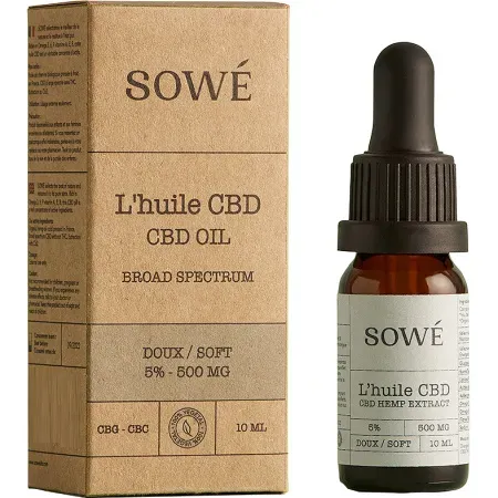 Sowé CBD-Öl Mild 5% Breites Spektrum 10ml