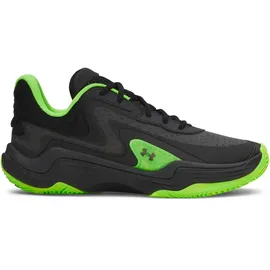 Under Armour Spawn 7 Basketballschuhe 004 - black/hyper green/metallic black 42