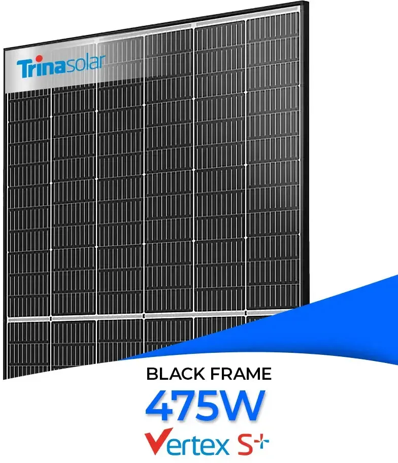 Trina Solar 475W Glas-Glas Black Frame TSM-475 NEG9R.28 Vertex S+ Einzelmodul - Einzelmodul