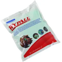 Wypall Reinigungstücher Nachfüllpack 7776 – 6 Beutel mit je 75 vorgetränkten Tüchern, 1-lagig, grün