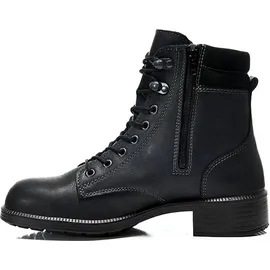 ELTEN NIKOLA black Mid ESD S2, Damen, Leder, Stahlkappe, leicht, elegant, Schwarz,